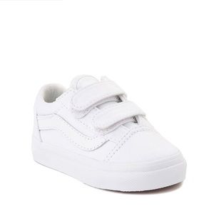 Infant/toddler size 4.5 white Vans